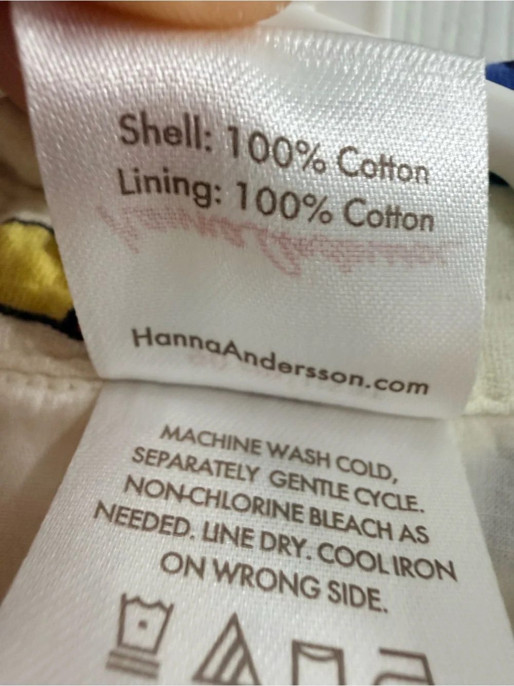 Hanna Andersson Cream Surf Romper